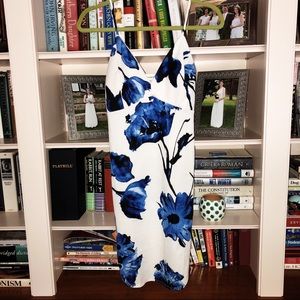 [Forever 21] blue and white floral dress